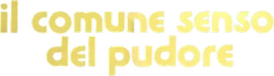 Il comune senso del pudore